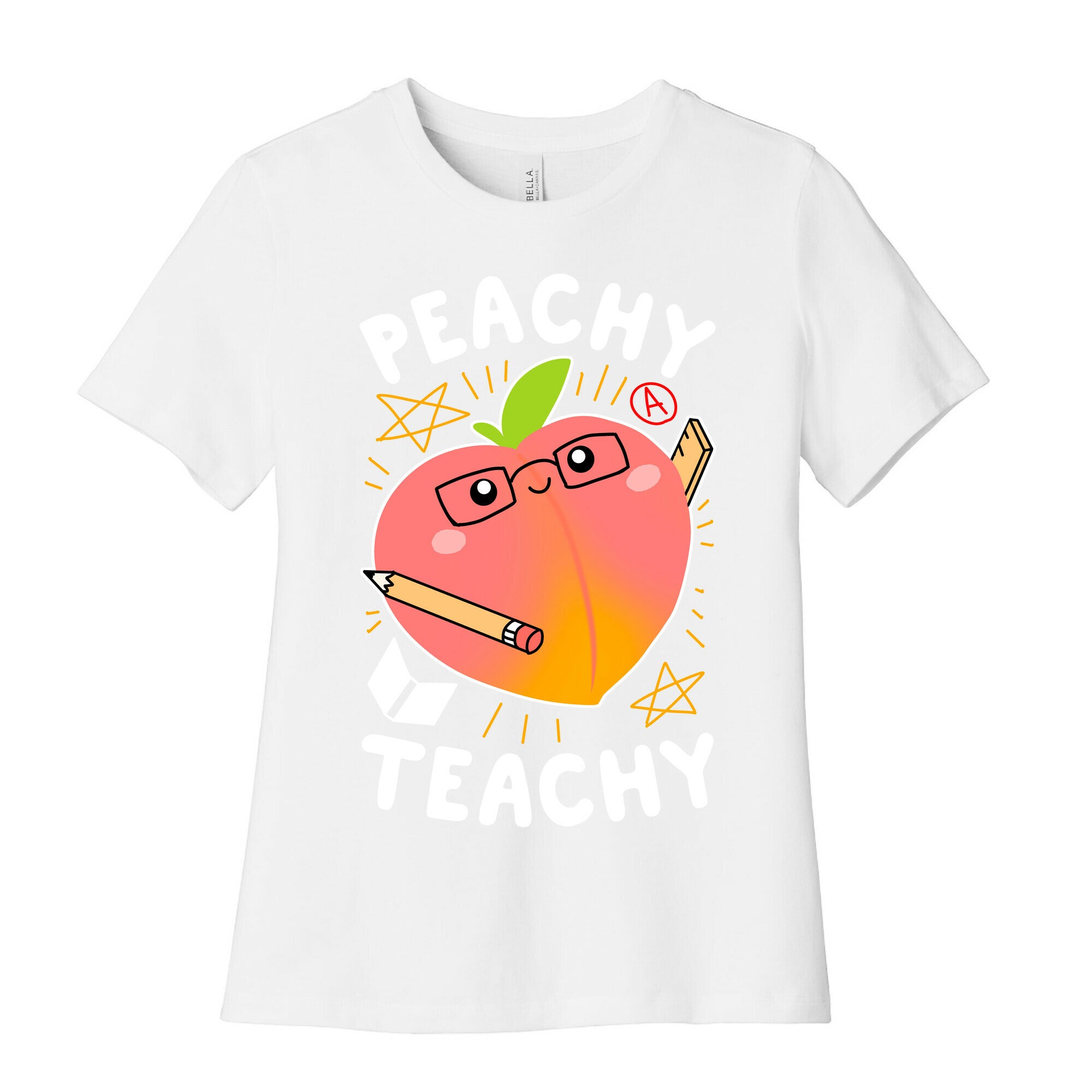 Peachy Teachy Women's Cotton Tee
